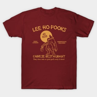 Lee Ho Fooks Chinese Restaurant T-Shirt